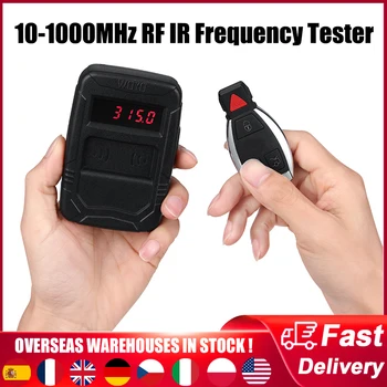 10-1000 МГц RF ИК Частотный Тестер Беспроводные Автомобильные Дистанционные Ключи Диагностика Инфракрасного Радио Высокоточный Частотный Тестер