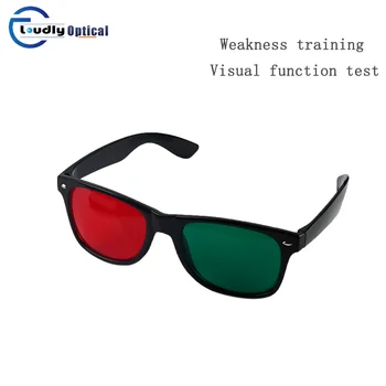 100% Новые красно-зеленые очки бренда Loudly для тренировки амблиопии