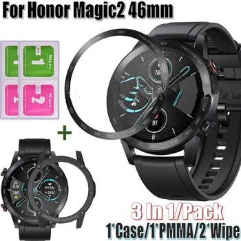 Защитные пленки PMMA для Huawei Honor Magic2 46 мм браслет, чехол для часов, защитный чехол для Honor Magic 2, рамка из ТПУ