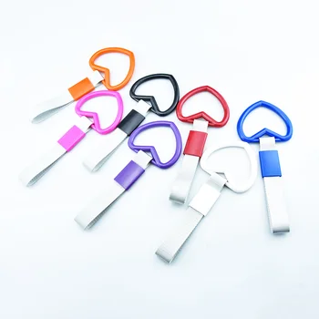 Кольцо JDM Tsurikawa Пластик + ручка с нейлоновым ремешком Розовый / красный / оранжевый / синий / фиолетовый / черный /белый