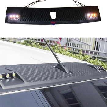 Матовый черный передний спойлер на крыше, подходящий для Toyota Hilux Revo 2015 2016 2017 Rocco 2018 2019 2020 Аксессуары для пикапа 4X4