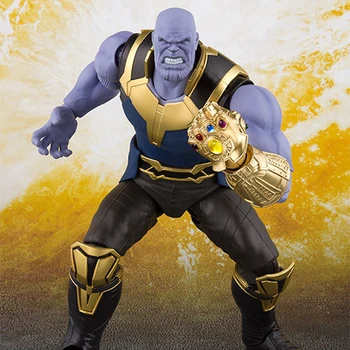 Мстители Война Бесконечности Коллекционные игрушки Фигурка Marvel Танос Infinity Gauntlet