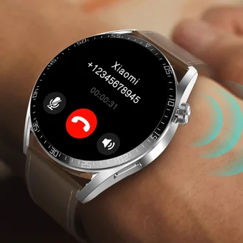 Новые Женские Смарт-Часы с Bluetooth-Вызовом HeartRate Для Мониторинга Артериального Давления IP68 Водонепроницаемые Мужские + Коробка Для Realme C33 C30 C21y C25 C5