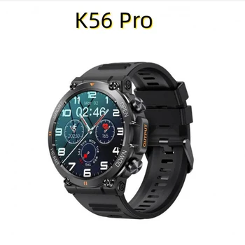 Новые смарт-часы K56Pro Оригинал 2023 Bluetooth Call Фитнес-трекер 24-ЧАСОВОЙ монитор здоровья с пользовательским набором 400 мАч Военные умные часы