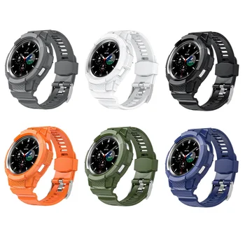 Спортивный ремешок для Samsung Galaxy Watch 4 Classic 42 мм 46 мм ремешок для смарт-часов с защитой