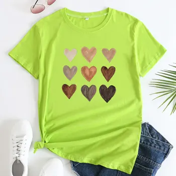 2023 Женская футболка большого размера Y2K, Милая футболка с надписью Love, Креативная Модная Белая футболка, женская летняя футболка с коротким рукавом 3