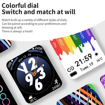 G20 1,83-дюймовые смарт-часы с HD сенсорным экраном, несколькими спортивными режимами IP67, водонепроницаемые мужские и женские смарт-часы для Android iOS 3