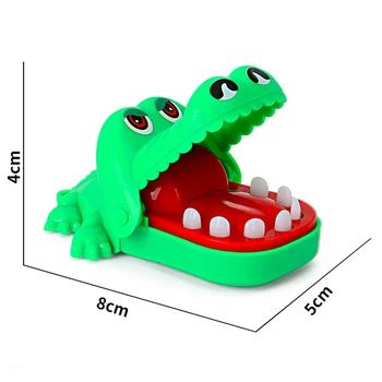 1шт крокодиловая пасть стоматолог укусил палец игра Забавные Приколы Игрушка для детской вечеринки игрушка Брелок Милый стресс игрушка для взрослых Маленький размер 5
